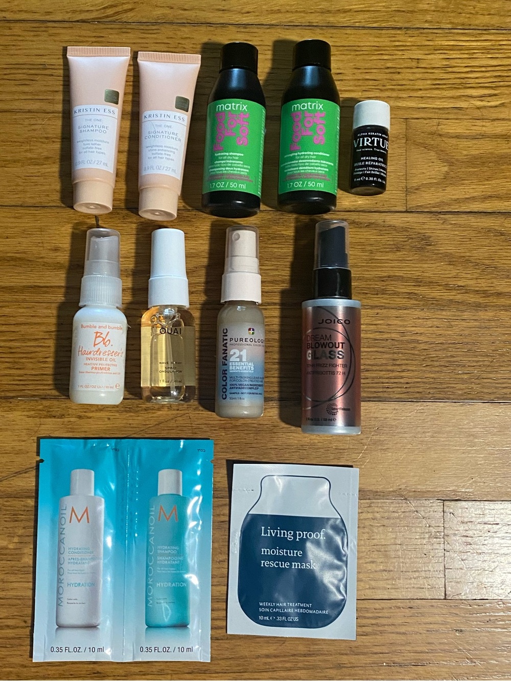 12-Pc Haircare Minis & Packet Lot-Matrix, Joico, More NEW